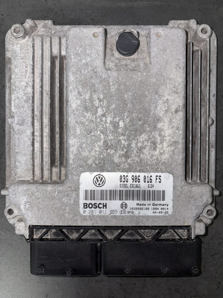ECU 03G906016FS 0281011955 EDC16U1 IMMO OFF