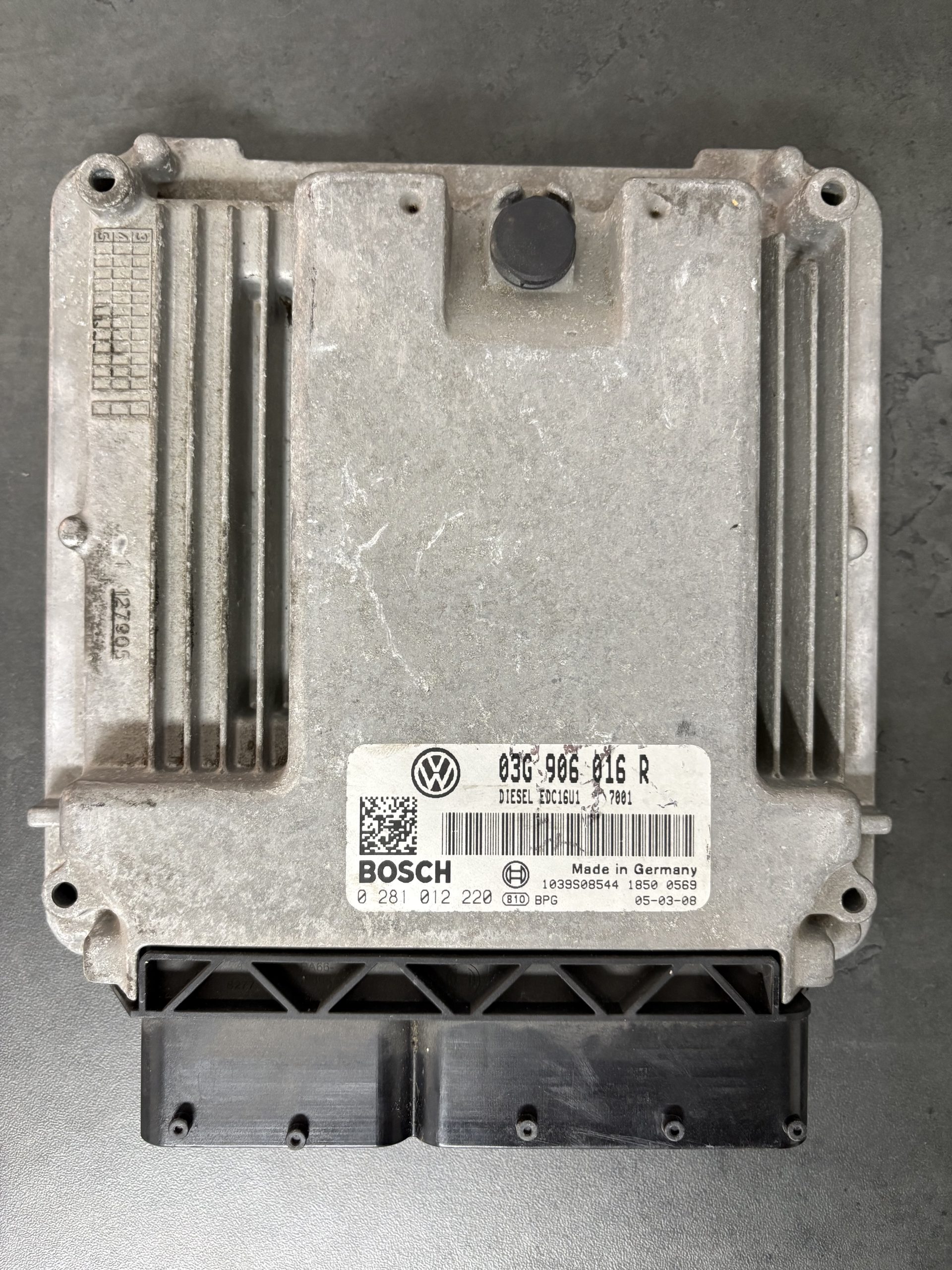 ECU 03G906016R 0281012220 EDC16U1 – IMMO OFF